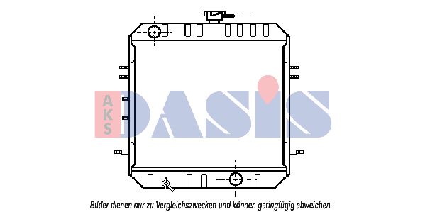 AKS DASIS Jäähdytin,moottorin jäähdytys 141130N